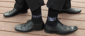 Groom and Best Man socks