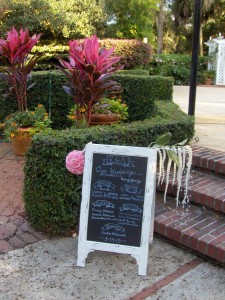 Ceremony Program Sign